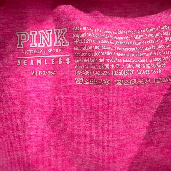 Victoria Secret PINK Ombre
Seamless Long Sleeve Crop Top Size M - Picture 3 of 5